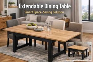 Extendable Dining Table Smart Space-Saving Solution